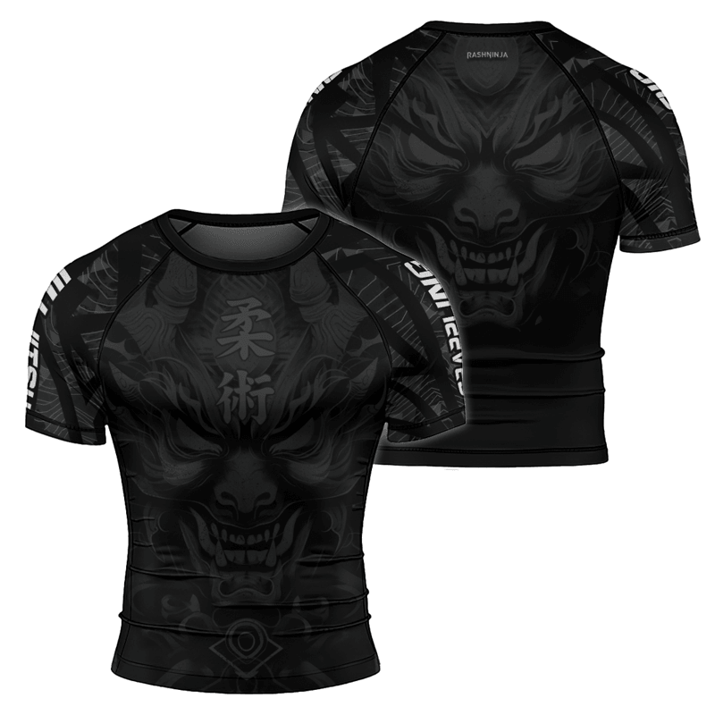 Rashninja Oni Fury Men's Short Sleeve Rash Guard | Fightwear