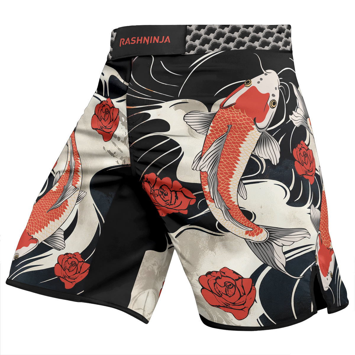 Rashninja Samurai Koi Legacy Men's Fight Shorts