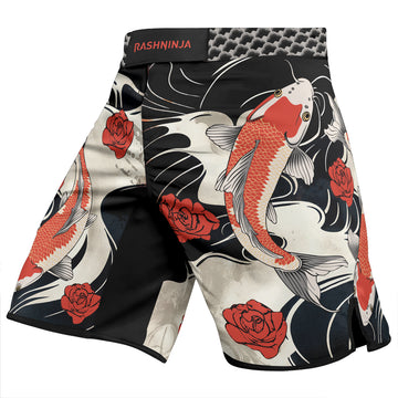 Rashninja Samurai Koi Legacy Men's Fight Shorts
