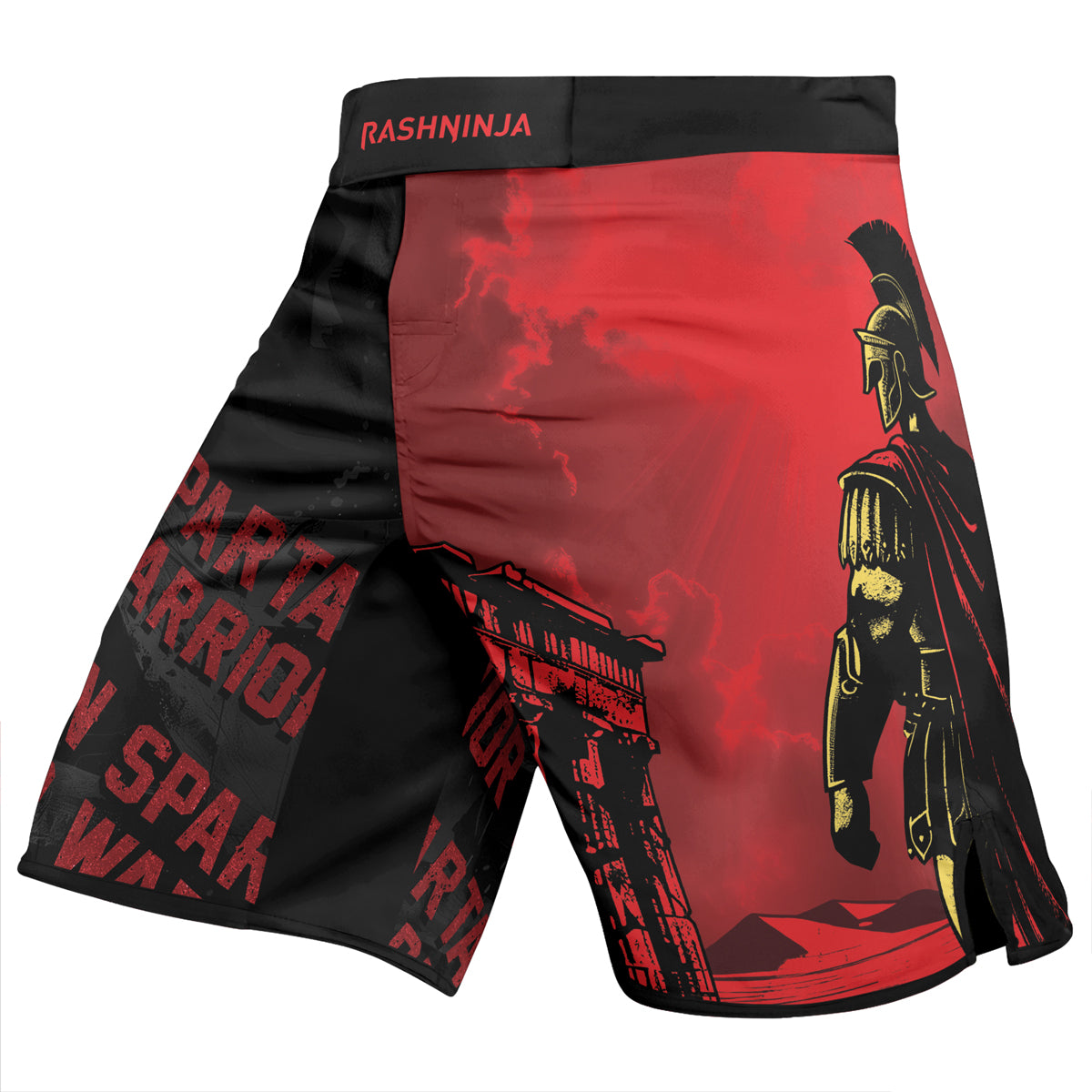 Rashninja Spartan Strike Force Men's Fight Shorts