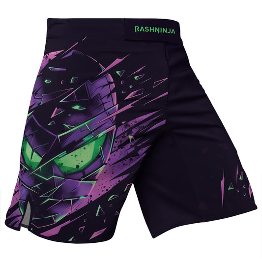 Rashninja Ninja Neon Venom Men's Fight Shorts