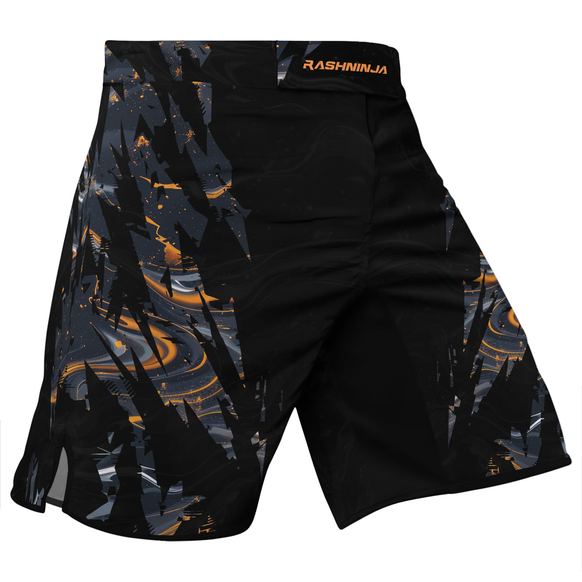 Rashninja Cyber Storm Marble Men's Fight Shorts