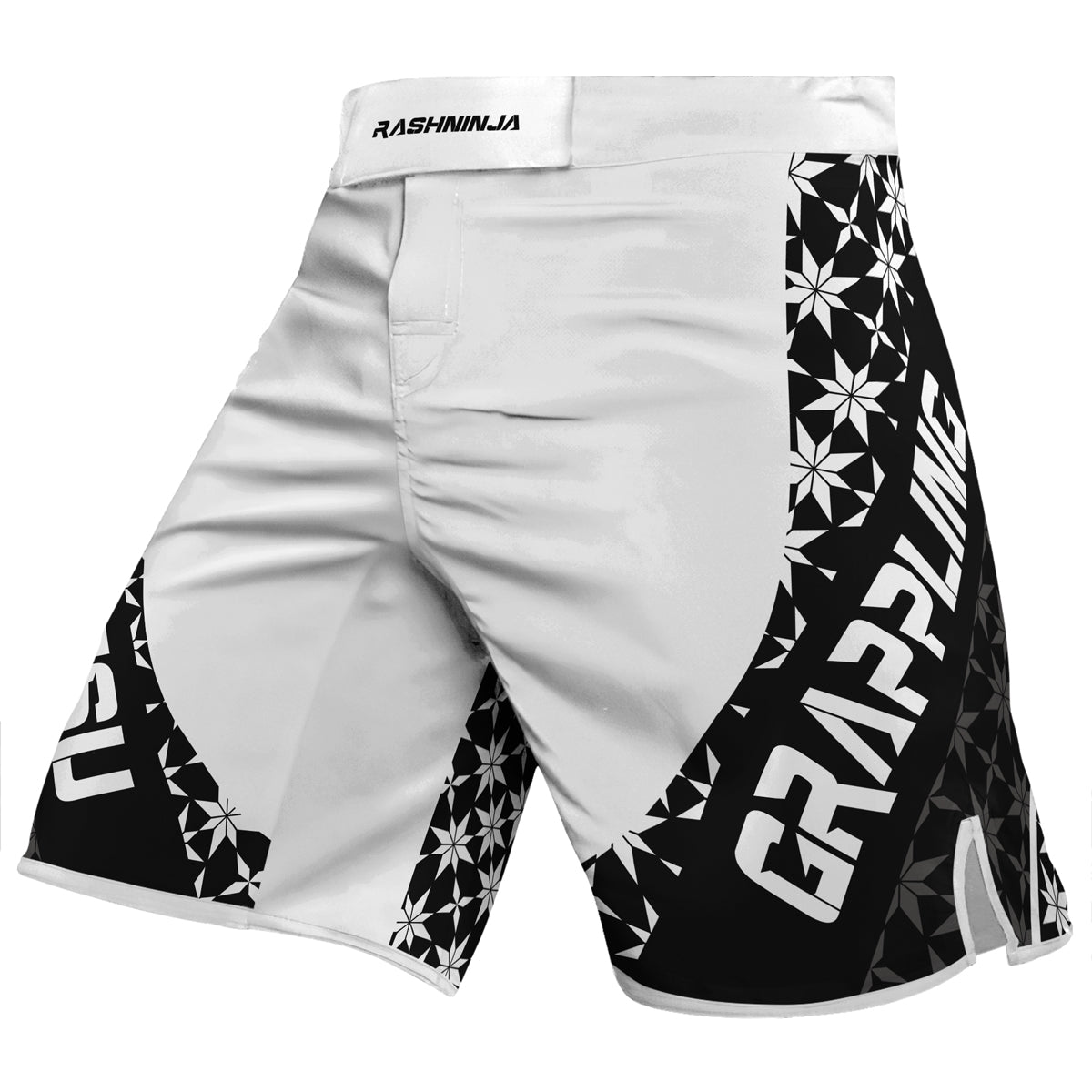 Rashninja Camouflage White Fusion Men's Fight Shorts