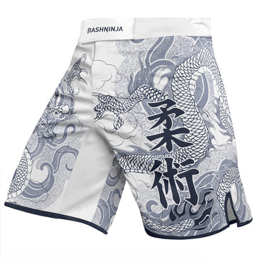 Rashninja Dragon Ember Reign Men's Fight Shorts