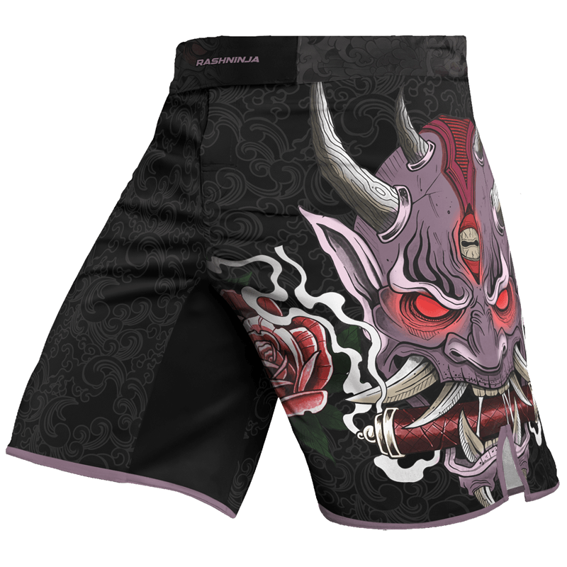 Rashninja Oni's Strength Men's Fight Shorts - Rashninja LLC