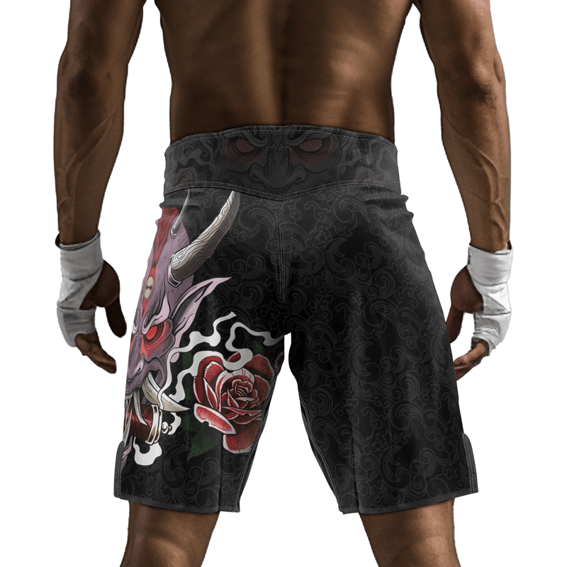 Rashninja Oni's Strength Men's Fight Shorts - Rashninja LLC