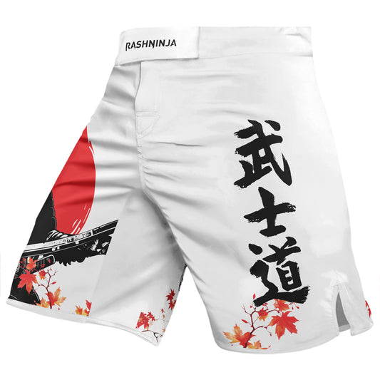 Rashninja Samurai Bushido Ink Men's Fight Shorts