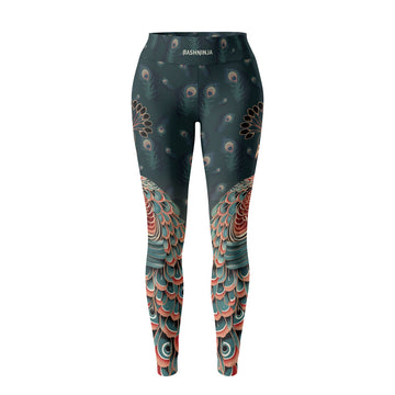 Rashninja Japanese Peacock Women's Leggings