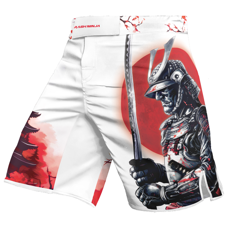 Rashninja Legendary Samurai Warrior Men's Fight Shorts