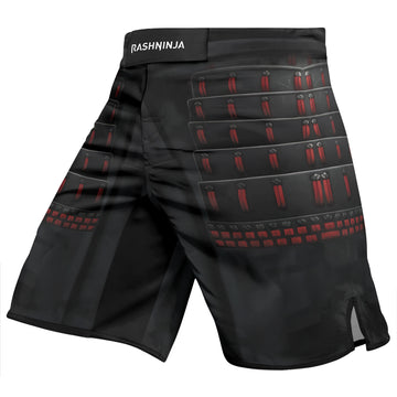 Rashninja Samurai Iron Armor Men's Fight Shorts