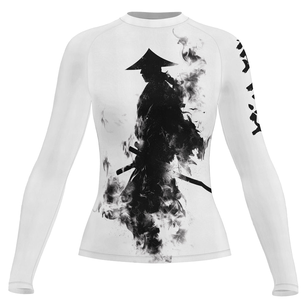 Rashninja Samurai Smoke Phantom Women's Long Sleeve Rash Guard