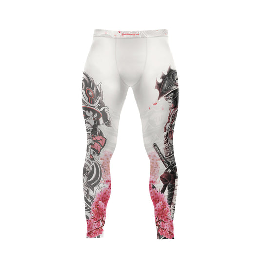 Rashninja Cherry Blossom Samurai Warrior Men's Spats