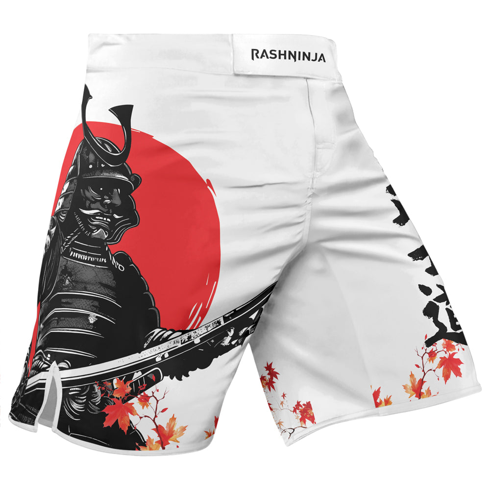 Rashninja Samurai Bushido Ink Men's Fight Shorts
