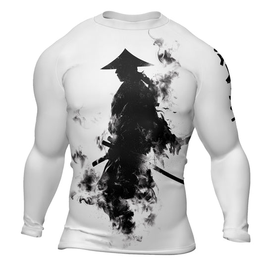 Rashninja Samurai Smoke Phantom Men's Long Sleeve Rash Guard