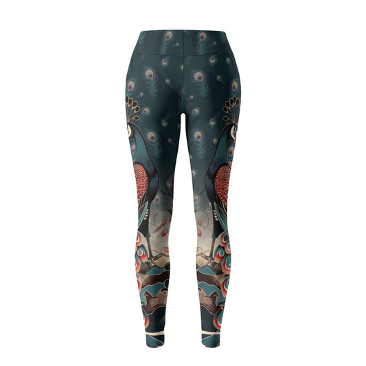 Rashninja Japanese Peacock Women's Leggings