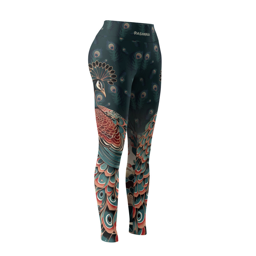 Rashninja Japanese Peacock Women's Leggings