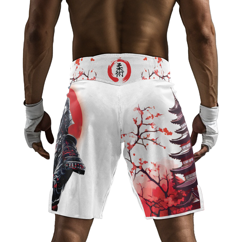 Rashninja Legendary Samurai Warrior Men's Fight Shorts