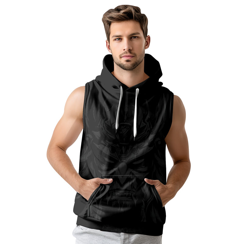 Rashninja Cyber Oni Chronicles Sleeveless Hoodie | Sleeveless Hoodie