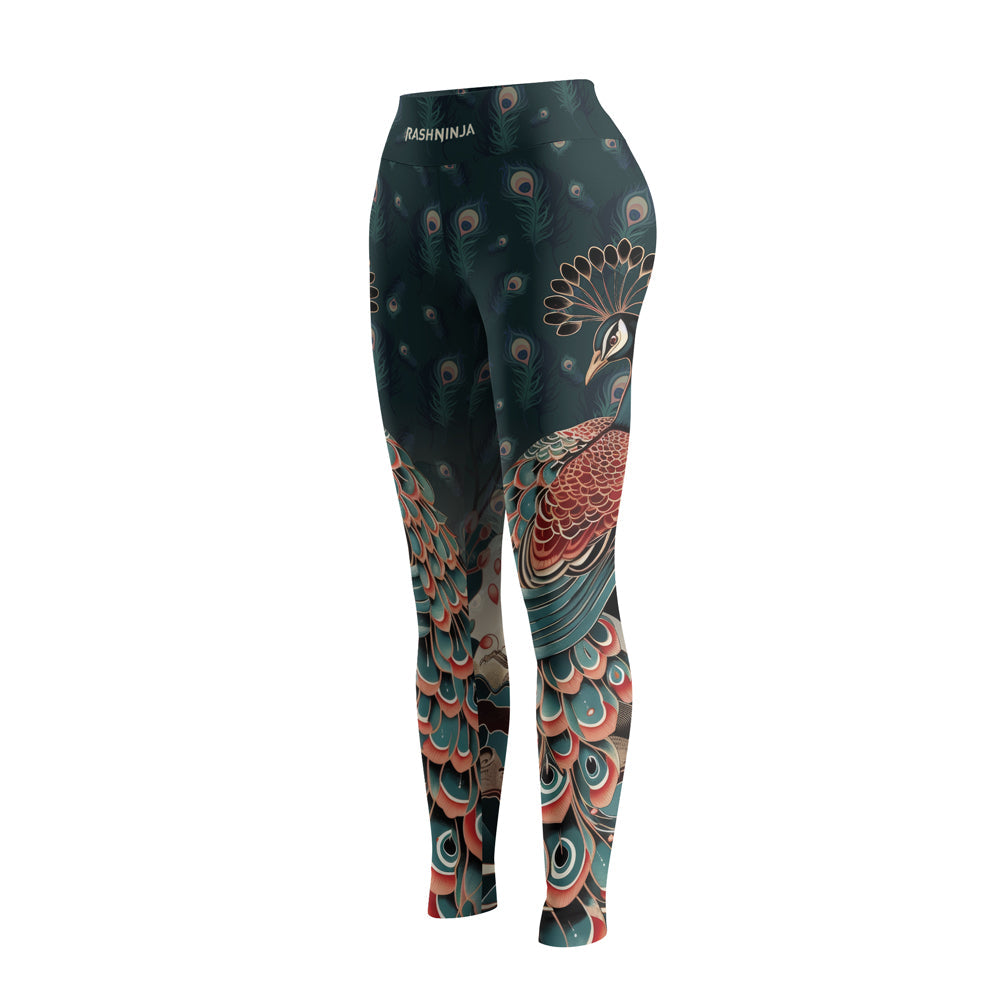Rashninja Japanese Peacock Women's Leggings