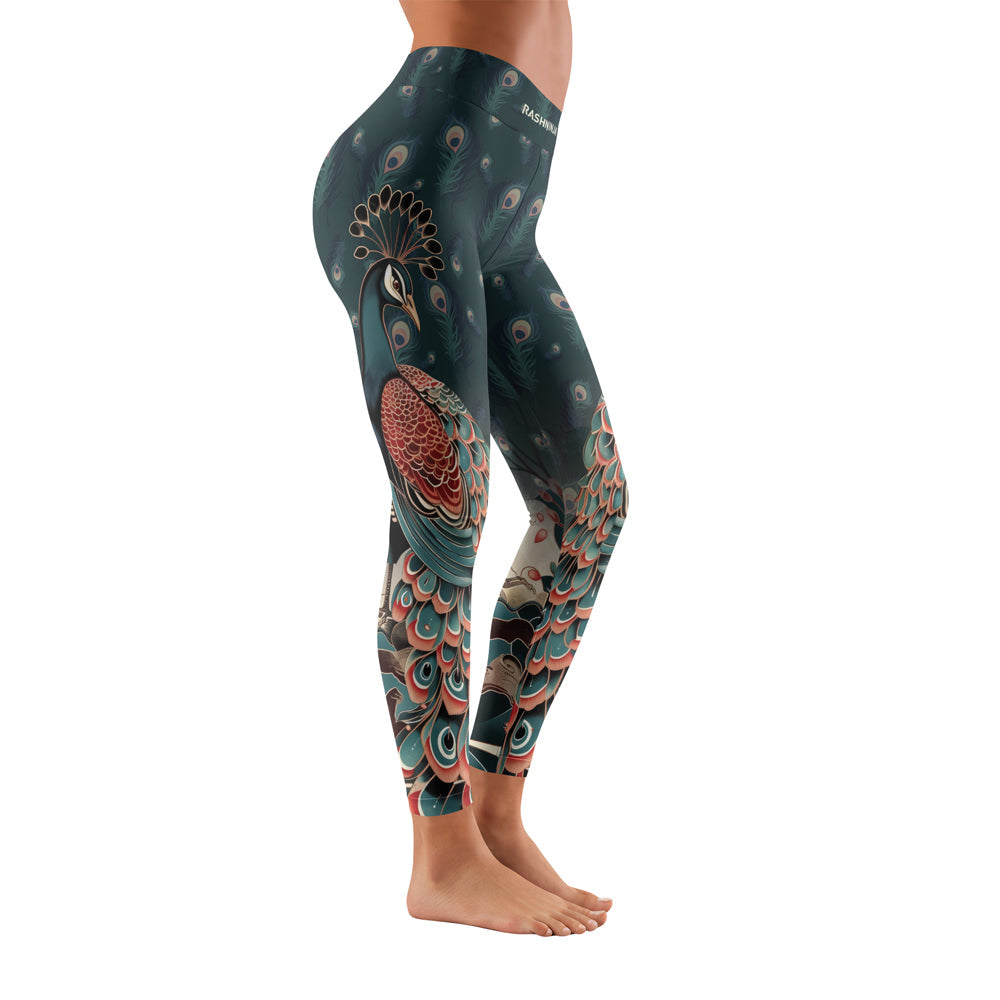 Rashninja Japanese Peacock Women's Leggings