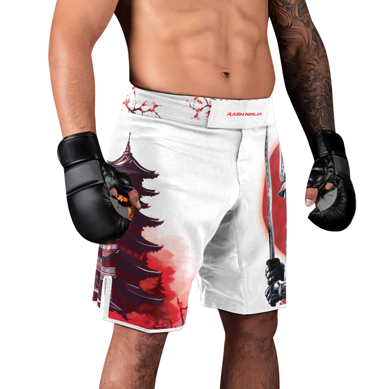 Rashninja Legendary Samurai Warrior Men's Fight Shorts