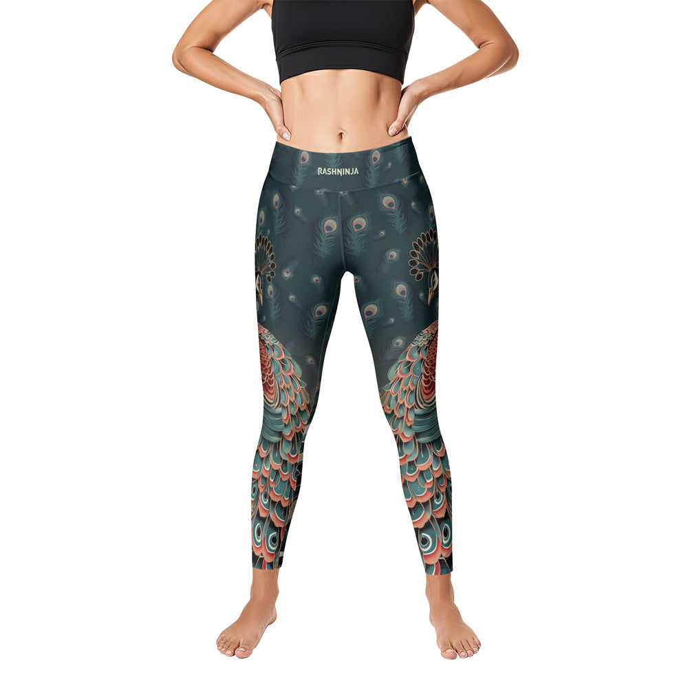 Rashninja Japanese Peacock Women's Leggings