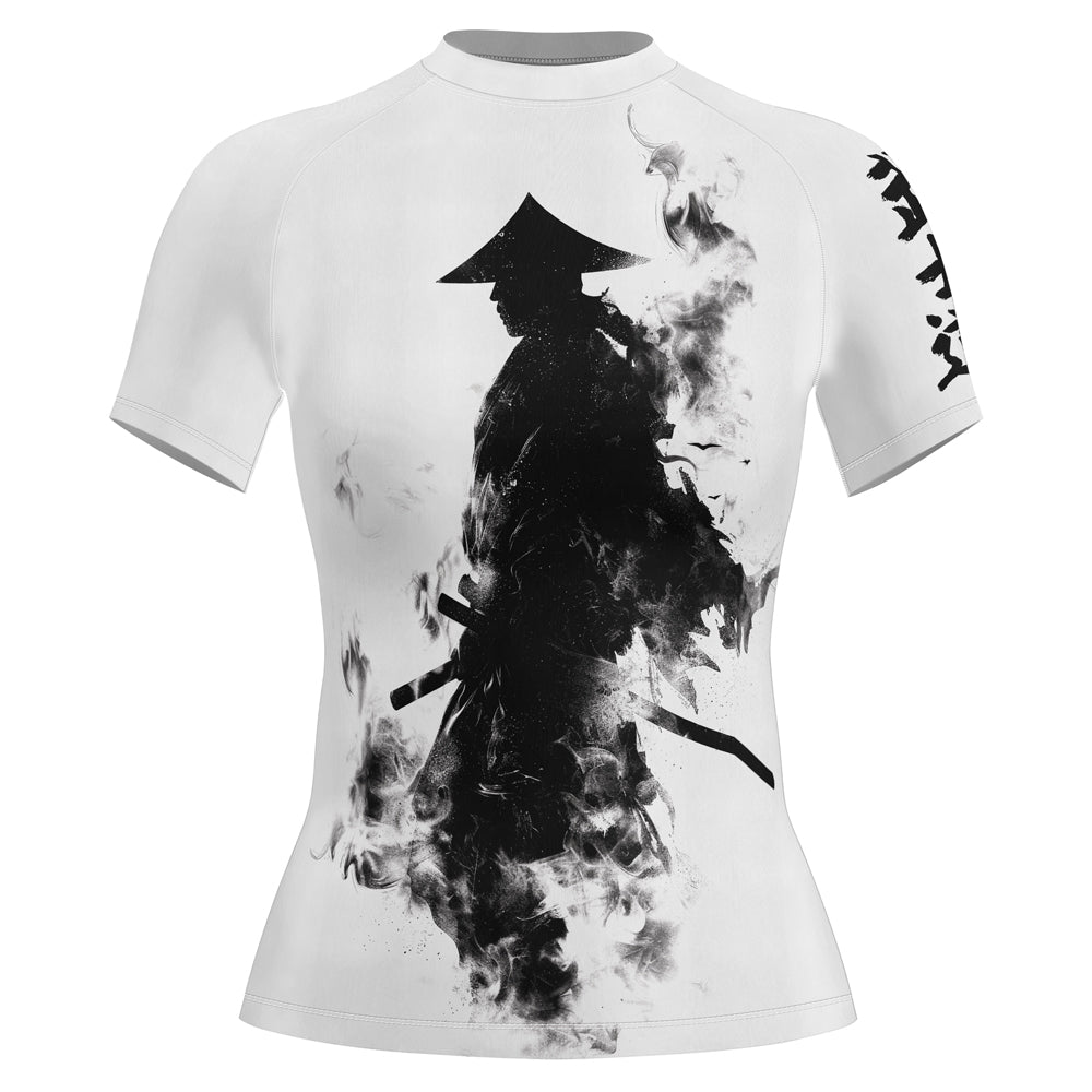 Rashninja Samurai Smoke Phantom Women's Short Sleeve Rash Guard