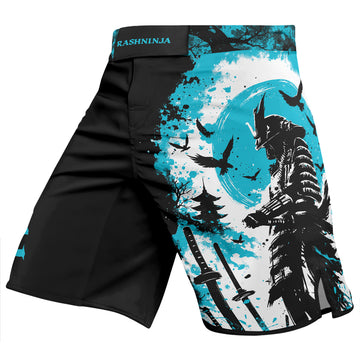 Rashninja Samurai Skull Warrior Men's Fight Shorts