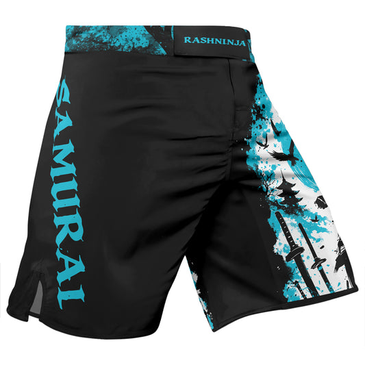 Rashninja Samurai Skull Warrior Men's Fight Shorts