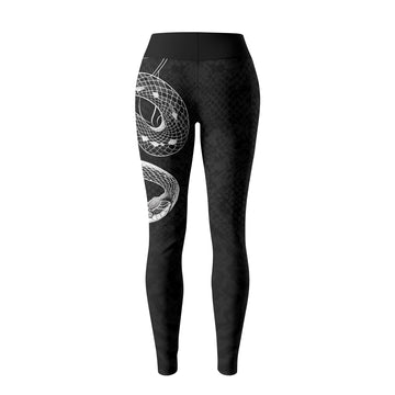 Rashninja Snake Lotus Women's Leggings