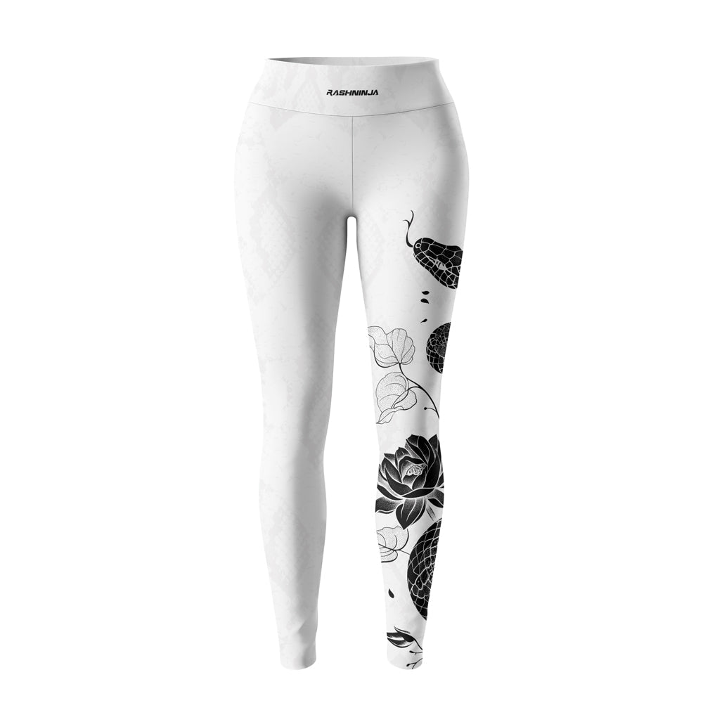 Rashninja Snake White Lotus Women's Leggings