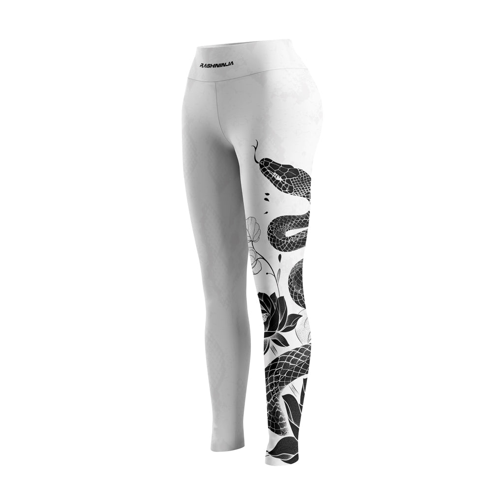 Rashninja Snake White Lotus Women's Leggings