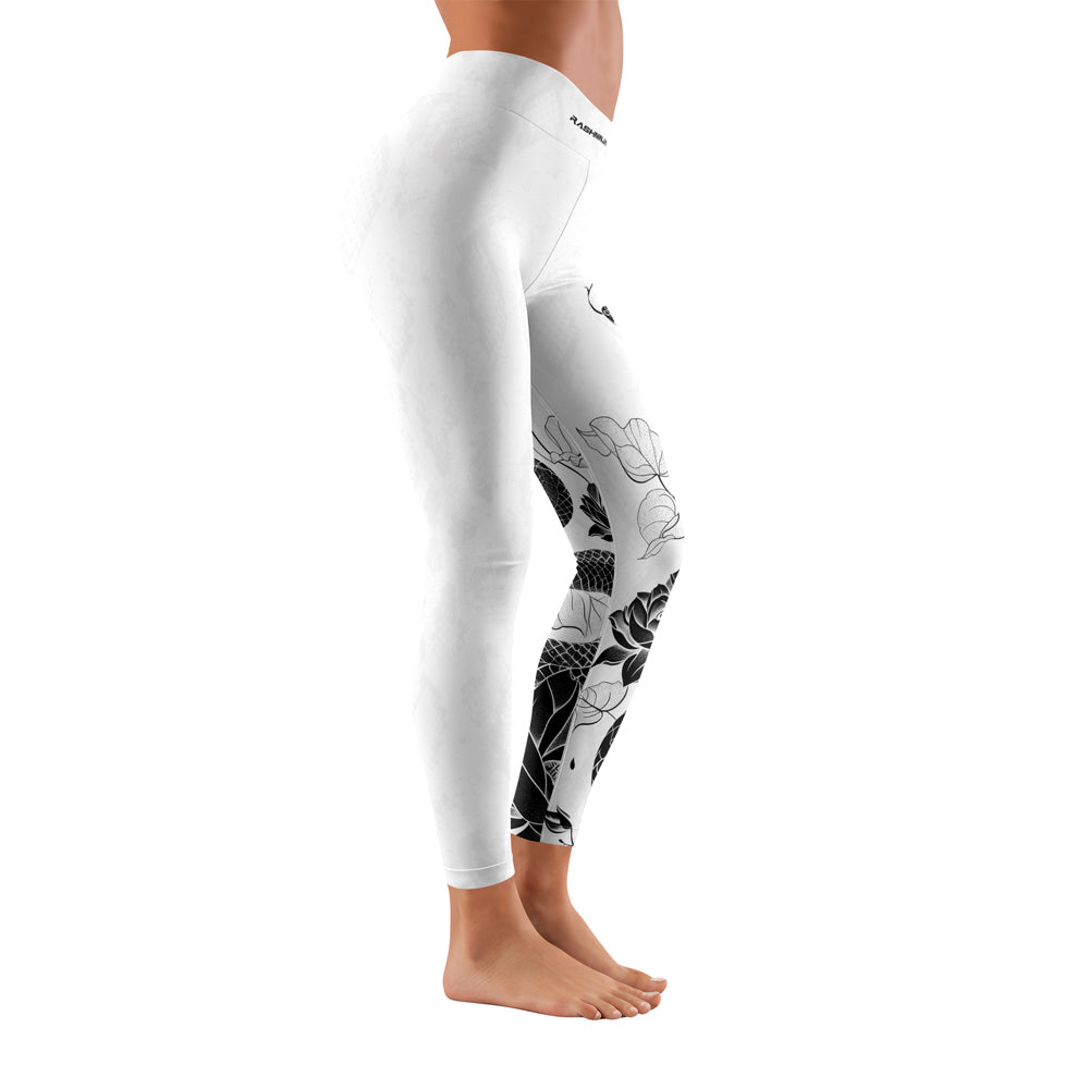 Rashninja Snake White Lotus Women's Leggings