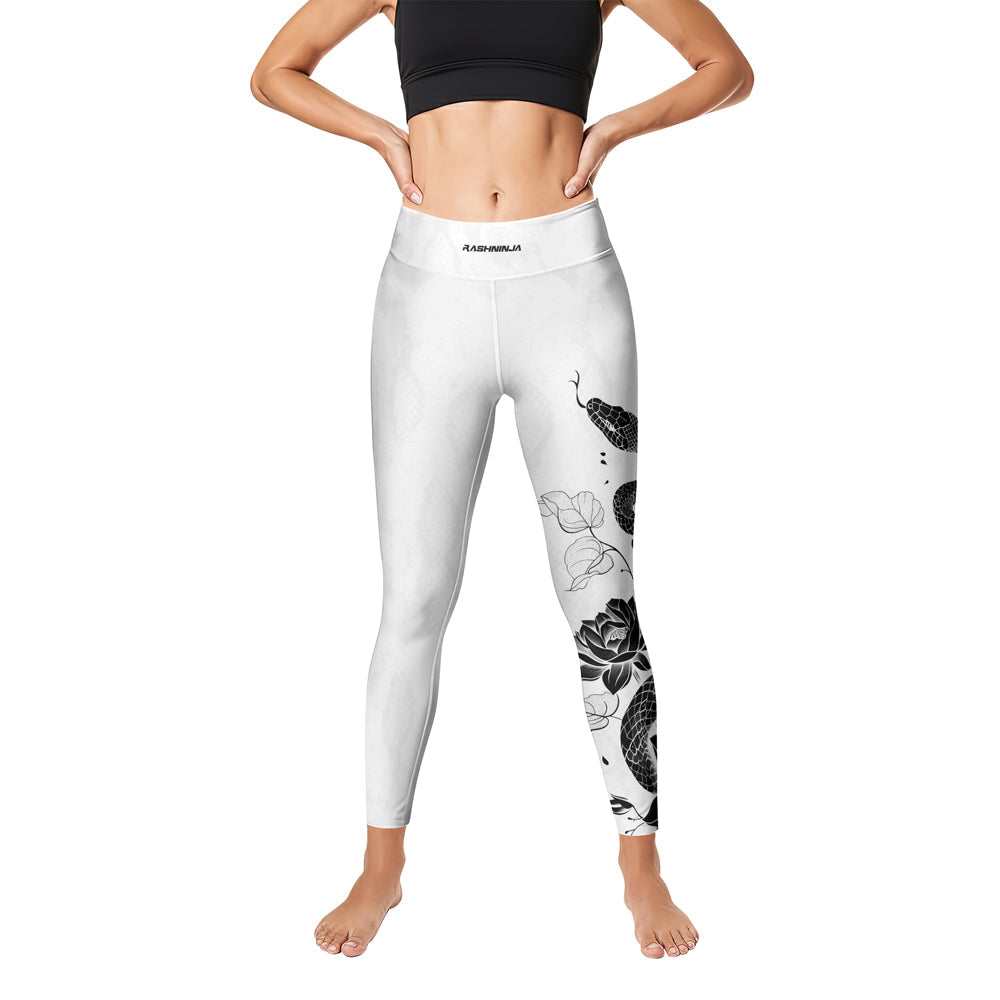 Rashninja Snake White Lotus Women's Leggings