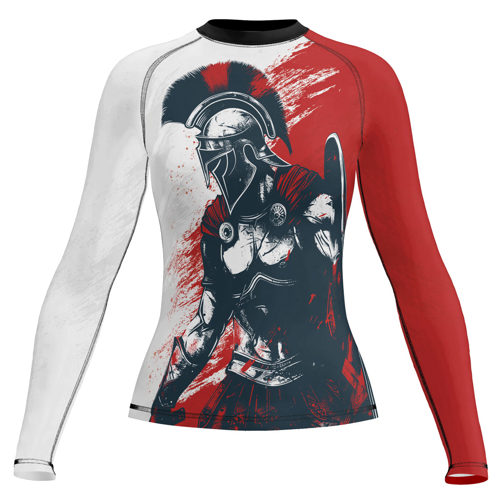 Rashninja Spartan Battle Worn Women's Long Sleeve Rash Guard