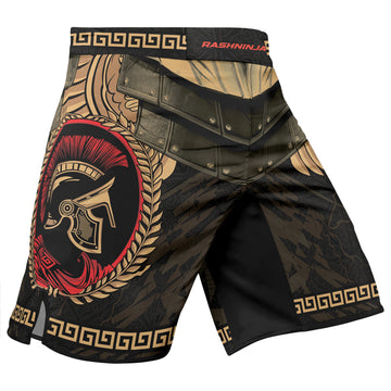 Rashninja Spartan Bronze Legion Men's Fight Shorts