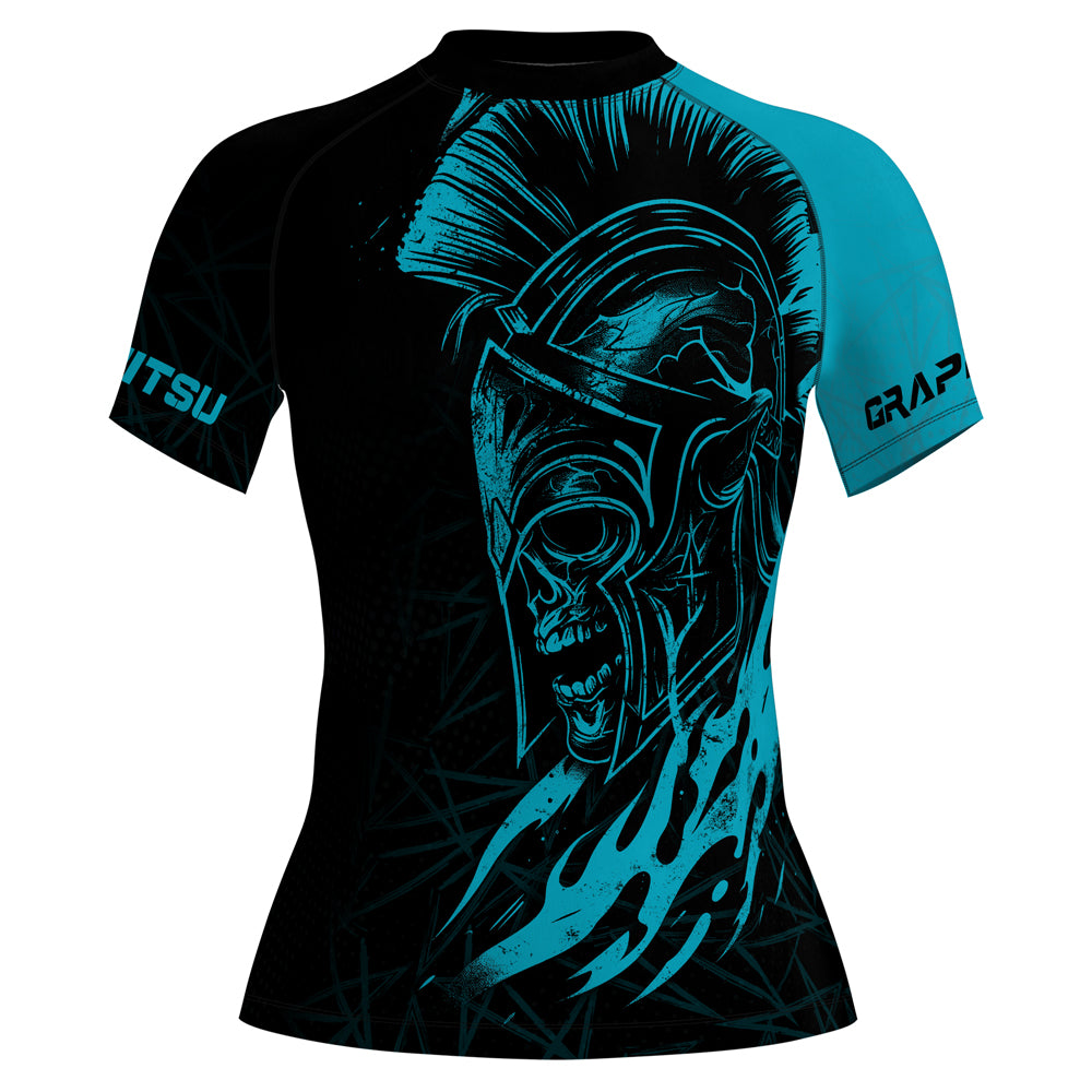 Rashninja Spartan Headguard Women's Short Sleeve Rash Guard