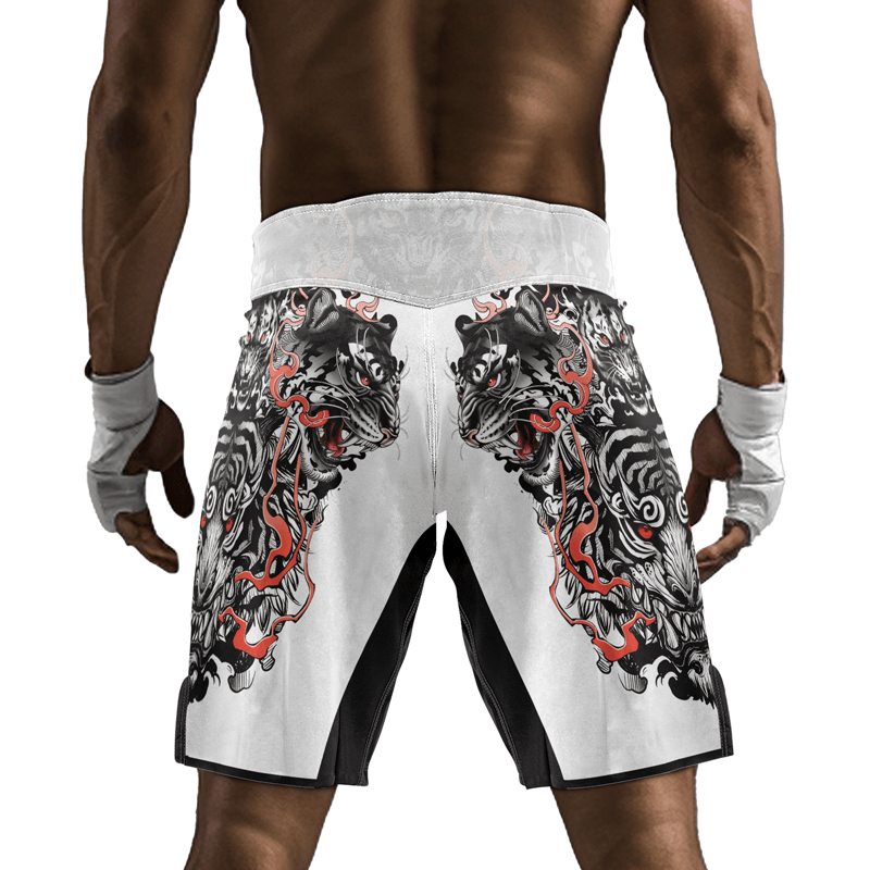 Rashninja Roaring Tiger Men's Fight Shorts - Rashninja LLC