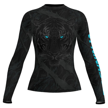 Rashninja Shadow Tiger Women's Long Sleeve Rash Guard