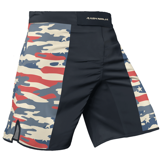 Rashninja American Camouflage Men's Fight Shorts