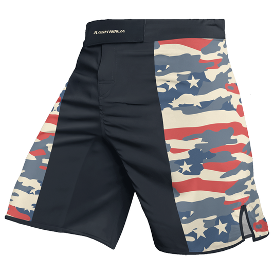 Rashninja American Camouflage Men's Fight Shorts