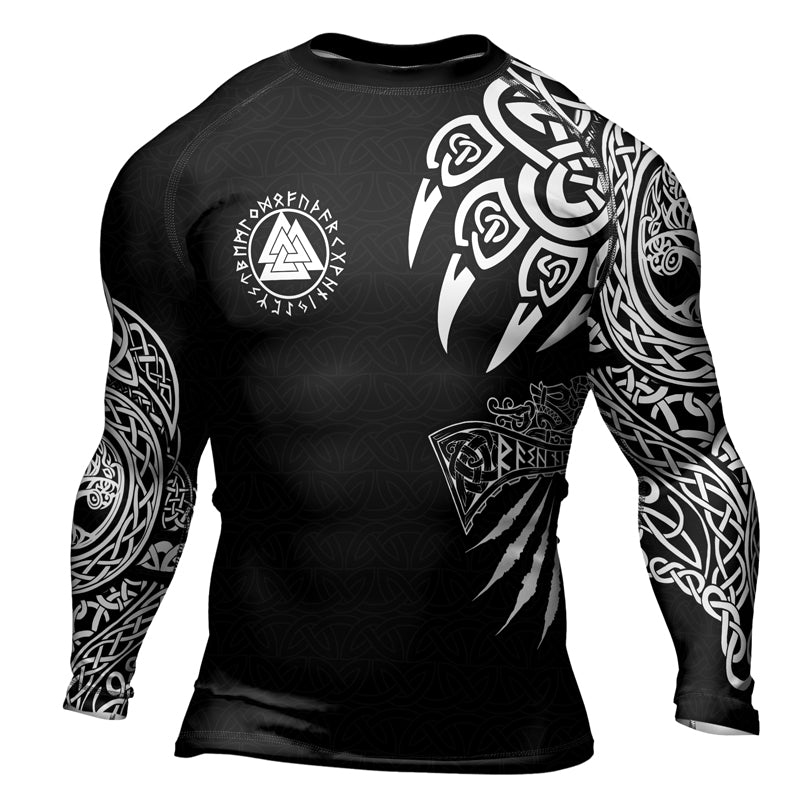 Rashninja Berserker’s Claw Men's Long Sleeve Rash Guard