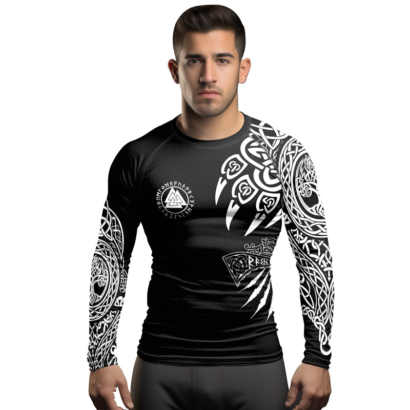 Rashninja Berserker’s Claw Men's Long Sleeve Rash Guard