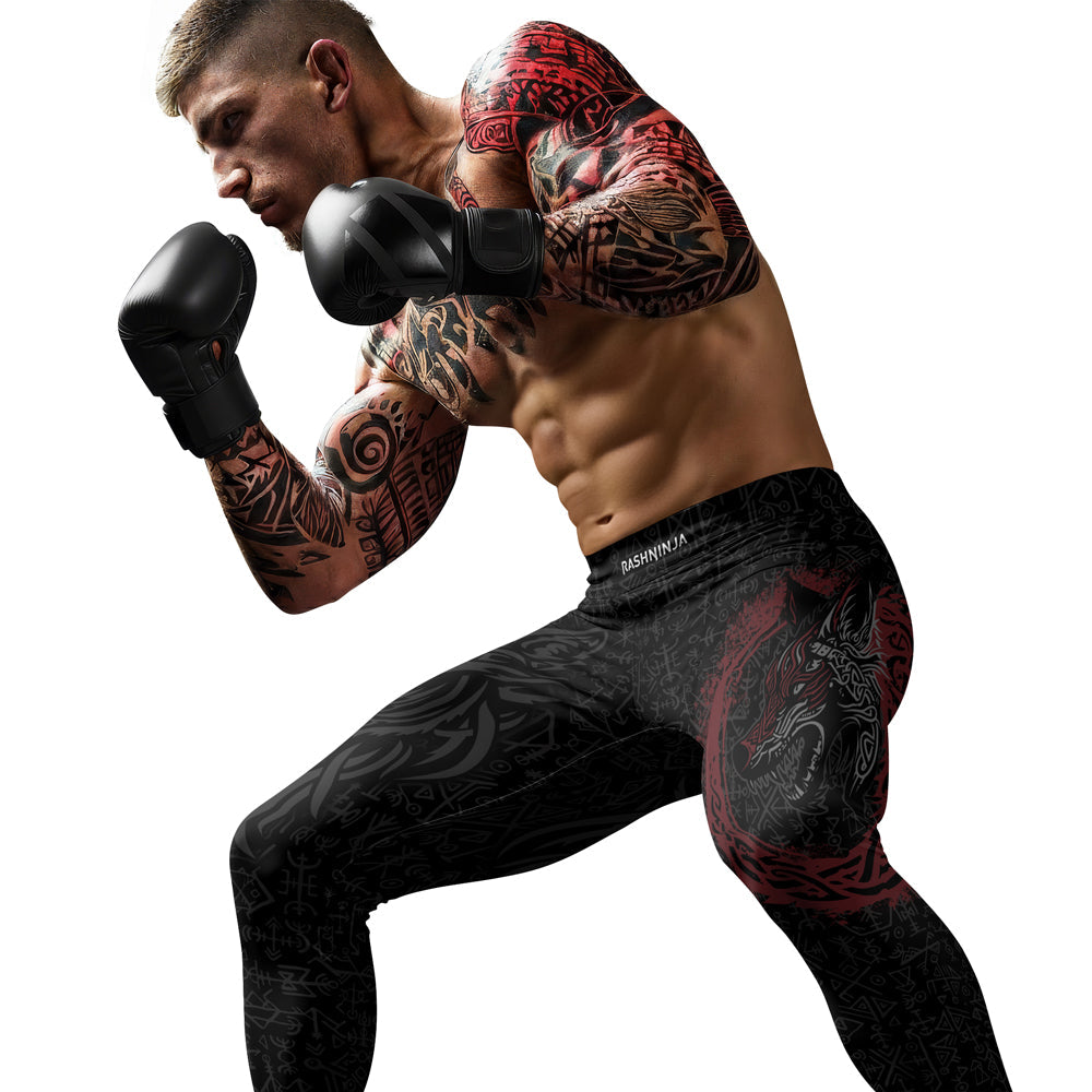 Rashninja Shadows Fenrir Wolf Men's Spats
