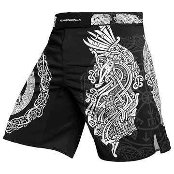 Rashninja Mjolnir's Might Men's Fight Shorts - Rashninja LLC
