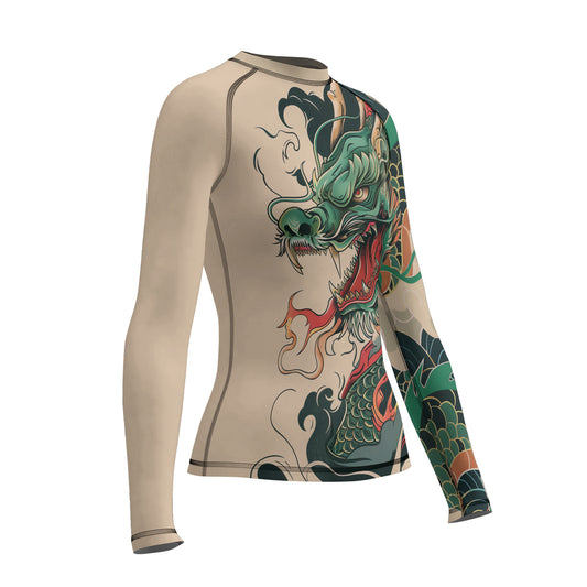 Rashninja Dragon Ascent Glory Women's Long Sleeve Rash Guard