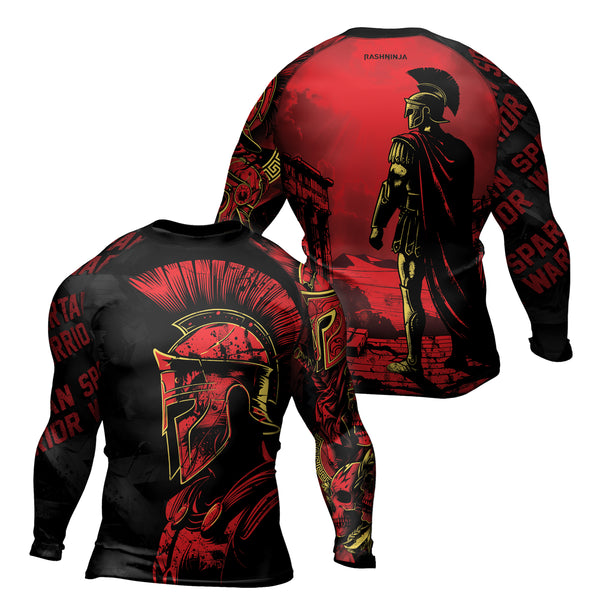 Rashninja Spartan Strike Force Men's Long Sleeve Rash Guard