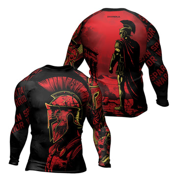Rashninja Spartan Strike Force Men's Long Sleeve Rash Guard