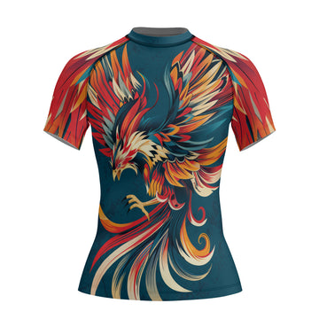 Rashninja Phoenix Storm Wing Women's Short Sleeve Rash Guard