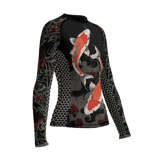 Rashninja Samurai Koi Legacy Women's Long Sleeve Rash Guard